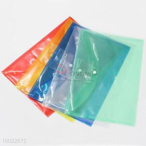 Multicolor document bag plastic pockets 36*26cm