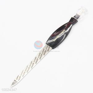 High Quality Black Handle Stainless Steel Dual Purpose Nail File