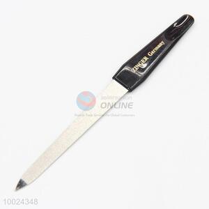 High Quality 6 Inch Black Handle Stainless Steel Nail File