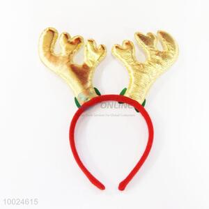 Golden Deer Horn Head Band for Christmas