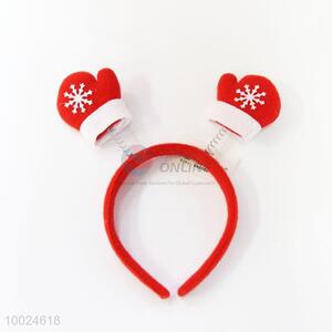 High Quality Red Gloves Head Band for Christmas
