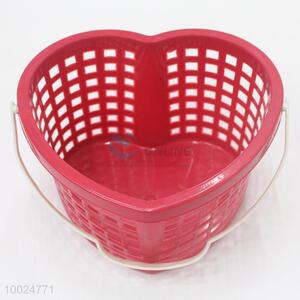 Popular Plastic Basket in Heart Shape