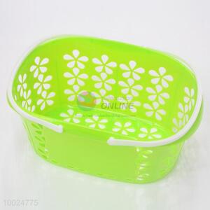 26*17*12.5cm Green Plastic Basket