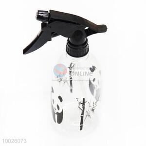 Panda Pattern 250ml Black Plastic Trigger Spray Bottle
