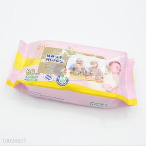 Soft scented wet baby wipe