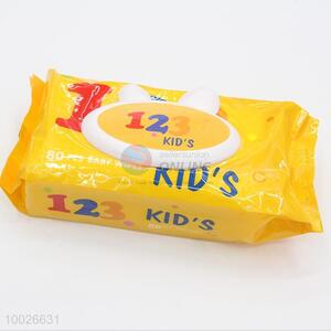 Kids thick and fluffy wet baby wipe