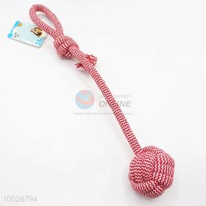 New arrivals ball with cotton rope pet toy