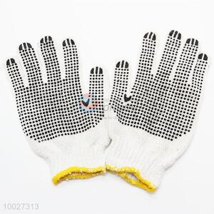 Black Bleached Knitted Protection Gloves