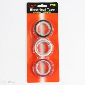 3PCS 8M Electrical Tape, Red/White/Black