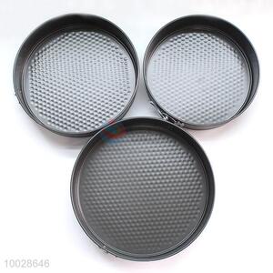 3pcs/set Metal Spring Form Pan with Buckle