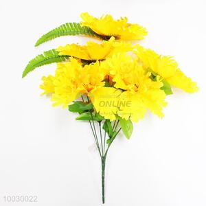 14Heads Yellow Daffodil Decoration <em>Artificial</em> <em>Flower</em>/Home Decor <em>Flower</em>