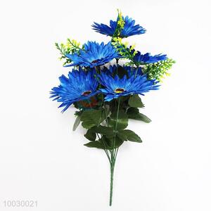 10Heads Blue Chrysanthemum Decoration <em>Artificial</em> <em>Flower</em>/Home Decor <em>Flower</em>