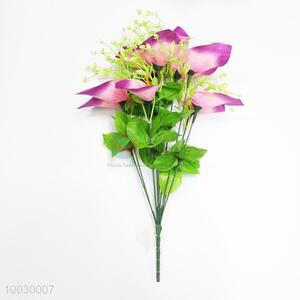 Tabel Decoration <em>Artificial</em> Common Callalily of 12 Heads Red Tulip <em>Flower</em> For Home Decoration