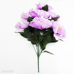 9 Heads Purple Peony Decoration Artificial Flower/Home Decor Flower