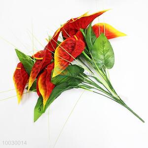 Tabel Decoration <em>Artificial</em> Orange Common Callalily of 12 Heads Red Tulip FlowerHome Decor <em>Flower</em>