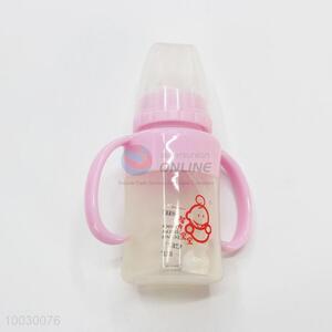 120ML Double Handle Silica Gel Baby Feeding-bottle