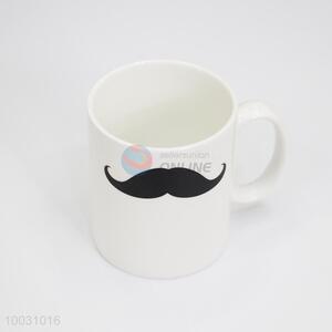 Black Mustache Color Changing Ceramic Mug Cup