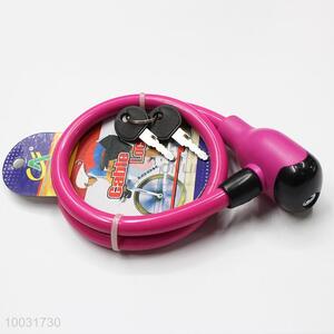 8m girl high security rose red cable lock