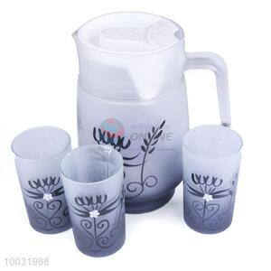 Hot Sale High Quality Factory Glass Cup 3 Pieces Glass Cup with A Teapot