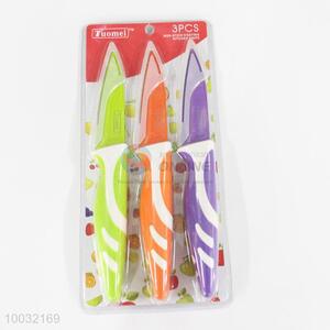 High quality stainless stell no-stick coating kitchen knife set