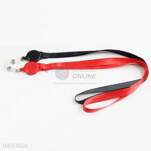 Novelty products 1.5 red/black lanyard neck strap