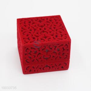 Creative design hollow red ring packaging gift box