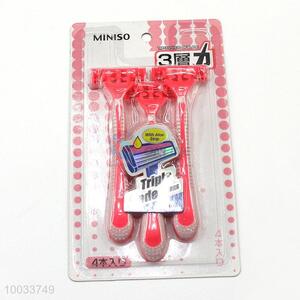 1 set high quality razor shaver with aloe strip for lady