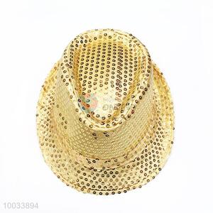 Golden Fashion Hat/Top Hat with