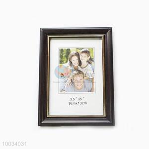 Small Coffee Color Golden Edge Foaming Photo Frame for Sale