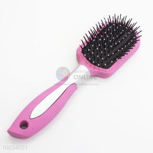 Cute plastic pink massage hair comb for women