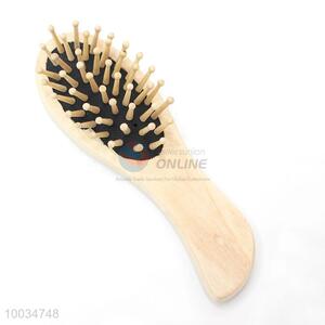 Small size pocket hair care wooden comb