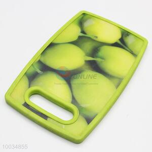 20*30CM green plastic cutting <em>board</em> printed with pear
