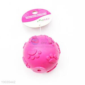 Safe Rose Red PTR Ball Pet Toys