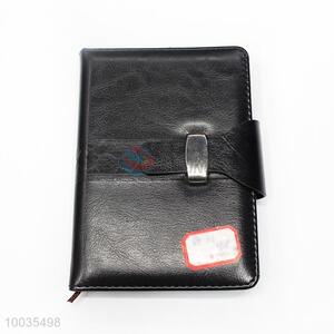 High Quality Black PU Cover Notebook/Memo