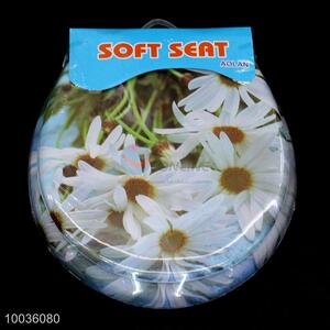 New designs printed pattern soft toilet seat cover