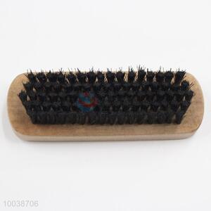 16.5CM High Quality Plastic Hair Shoe Cleaning Brush with Wooden Head
