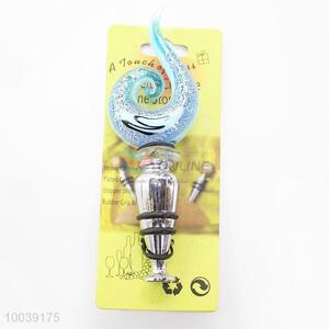 Hot selling new design glass and zinc alloy wine stopper
