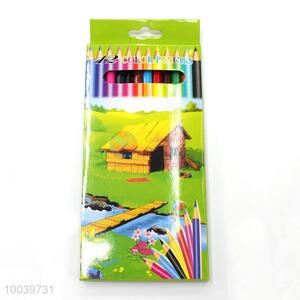 12pcs/set 3.0 wooden color pencil pen for students