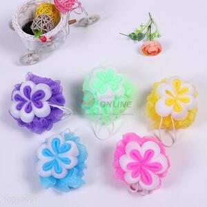 House Hold Hot Sale Colourful Bath Ball with Flowers Pattern