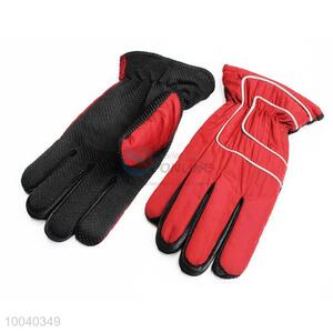 Wholesale Dark Red Warm Gloves Ski Gloves