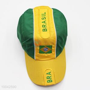 Brazilian <em>flag</em> pattern cap/peak cap