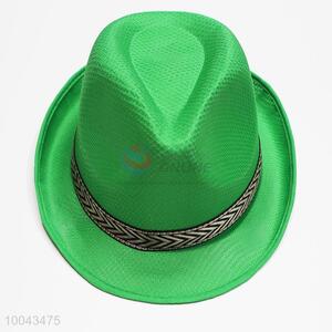 Green Cowboy Hat/Summer Paper Straw Hat