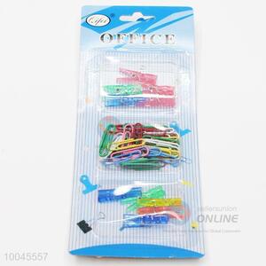 Stationary Set of Colorful Paper Clips