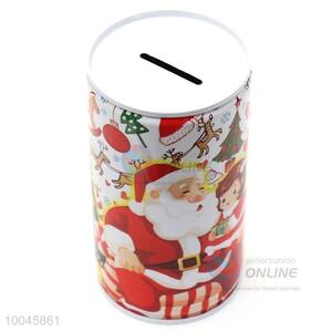 Wholesale cheap 6.5*15cm zip-top can shape tinplate money box/saving pot