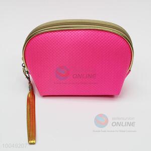 Multifunctional pink PVC cosmetic bag/storage bag
