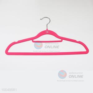 Wholesale Rose Red Flocking Hanger/Clothes Rack