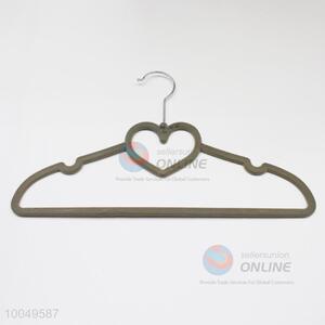 High Quality Gray Flocking Hanger/Clothes Rack