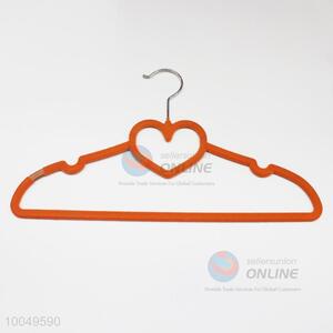 Wholesale Orange Flocking Hanger/Clothes Rack