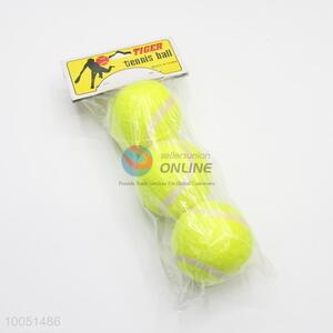3 pieces yellow training/practice tennis balls