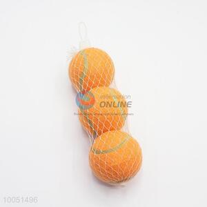 Wholesale 3 pieces orange  tennis ball/pet toy
